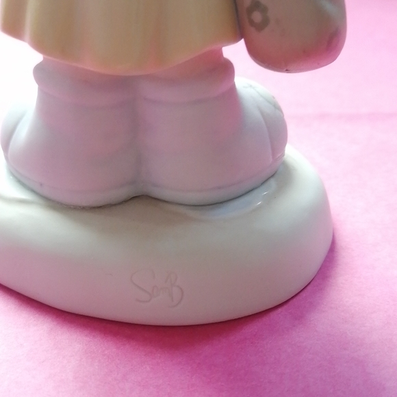Precious moments "I'm there for u rain or shine" figurine, discontinued collecta - Picture 5 of 7